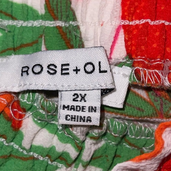 Rose + Olive Plus Size Women’s Palazzo Wide Leg Pants NWT - Picture 6 of 13